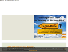 Tablet Screenshot of cdu-waiblingen.de